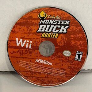 Cabela's Monster Buck Hunter, Nintendo Wii, Game Disc Only, Clean Tested